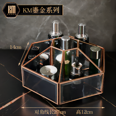 Kaman 旋转化妆品收纳盒 360°旋转收纳托盘 1个(货期3-5天)