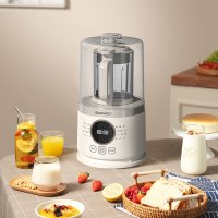 大宇(DAEWOO)豆浆奶昔破壁机智能多功能家用预约辅食料理隔音罩轻音破壁机 DYPB-0520
