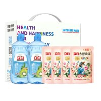 立白-A 酵素洗洁精455g洁净六件套(1310g )彩盒装 酵素洗洁精+香氛洗衣液