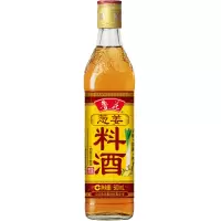 鲁花 调味品 葱姜料酒500ml 精选葱姜料 陈年黄酒 4瓶装