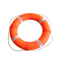 龙雹(LONG BAO) 救生圈 防汛实心橙色包布泡沫