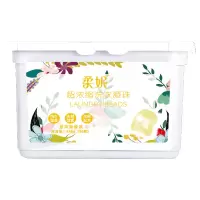 柔妮(RHONE) 超浓缩洗衣凝珠448g 蓝风铃香氛 黄色