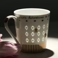 大英博物馆陶瓷杯 爱丽丝漫游奇境系列怀表兔玲珑杯毕业礼物 怀表兔玲珑杯