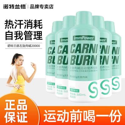 诺特兰德 500ml*3瓶 左旋肉碱2万运动营养饮料男女跑步健身控燃体脂左旋20000官方正品旗舰店