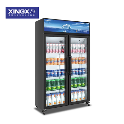 星星(XINGX)商用立式展示柜大型冷藏冰箱大容量蛋糕保鲜冰柜风冷无霜超市冷柜啤酒饮料柜 LSC-630FS2