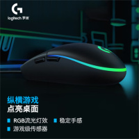 罗技 无线蓝牙鼠标 RGB流光灯效鼠标 轻量化设计