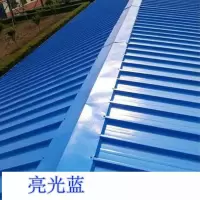 彩钢瓦翻新专用水漆金属漆防腐防锈漆20KG/桶 亮光蓝色
