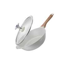 康怡乐(KOYLE) 鹅卵石小炒锅KY21030白色