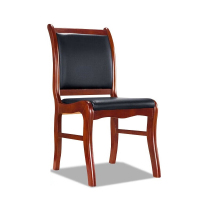 GRANDMEY 办公椅电脑椅木质会议椅 470*470*900mm/把