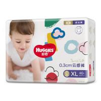 好奇 HUGGIES 金装成长裤XL40片 两包装