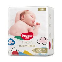 好奇 HUGGIES 金装纸尿裤XXL28片 两包装
