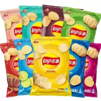 乐事(Lay's) 薯片经典75袋装休闲追剧便宜批发商超同款办公室零食小吃