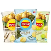 乐事(Lay's) 薯片自然滋味65g袋装零食礼袋休闲小吃送礼海苔/青柠味