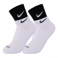 企采严选 双层双色运动袜子 长筒女款