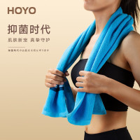 HOYO 抗菌运动巾 健身房跑步速干纯棉毛巾
