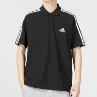 阿迪达斯 (adidas)polo衫男装 2023夏季新款运动服跑步训练健身快干透气翻领半袖T恤 IC9310