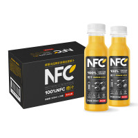 农夫山泉 NFC橙汁果汁饮料 鲜果冷压榨 橙子冷压榨 300ml*24瓶/箱 20箱起发