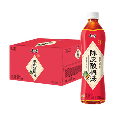 康师傅 陈皮酸梅汤 风味饮品 500ml*15瓶