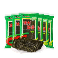 [10包]波力海苔片原味海苔脆片零食苏宁宜品健康小吃即食调味紫菜 1.5g*10包
