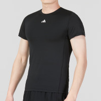 阿迪达斯 (adidas)23夏季健身训练运动服 潮流时尚半袖舒适透气圆领短袖 HK2337 黑色