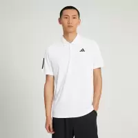 阿迪达斯 (adidas)男子CLUB SMU3S POLO 短T恤 IS2295 白色