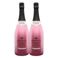 中粮名庄荟蔓丝桐精选桃红半干高泡葡萄酒750ml*2瓶