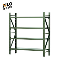 金菲罗格军绿色钢制重型仓储货架器材置物架W1800*D400*H2000承重500KG