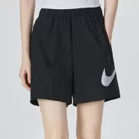 耐克(NIKE)女裤 2023夏新款运动裤大勾休闲运动跑步梭织舒适短裤五分裤 DM6740-100