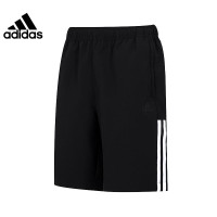 阿迪达斯(Adidas)男子运动休闲五分裤短裤裤子 HE7412 黑色/白