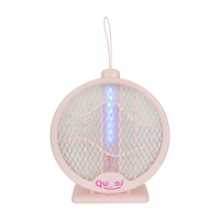 彩虹乖乖电蚊拍-二合一诱蚊折叠充电款(粉色)6106