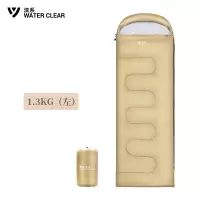 清系信封带帽睡袋1.3KG左开190+30*75cm