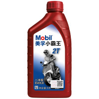 美孚(Mobil)美孚小霸王2T 摩托车机油 二冲程发动机油 FB级 1L 汽车保养