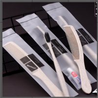 一次性牙刷牙膏浴帽梳子套装