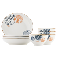 菲米·生活 青云 家庭陶瓷餐具套装 FM-TC2205