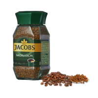 雅各布斯冻干黑咖啡100g/瓶装德国进口JACOBS皇冠君王速溶纯咖啡