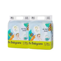 babycare 超薄透气 Air Pro 纸尿裤L34片 两包装