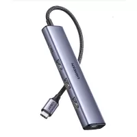 绿联Type-C扩展坞 五合一 HDMI+USB3.0*3+PD100W