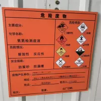 工霸 危险废物贴(总氮)标识牌 贴纸 15*15cm 1个(10个起订 货期7-10天)