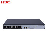 华三(H3C)交换机 MS4024P-HPWR-EI[24口千兆电+2口千兆光POE