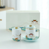 萬春和 茶具套装鲤跃龙门-品茗组