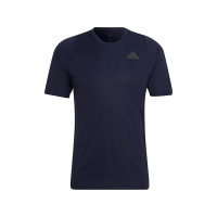 阿迪达斯 (adidas) 短袖T恤男装夏季健身训练跑步休闲上衣宽松透气半袖圆领 HC0408 传奇墨水蓝