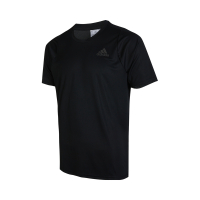 阿迪达斯 (adidas)23夏季跑步休闲运动服宽松圆领速干健身舒适短袖 HC0409 黑色