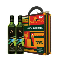 中粮安达露西特级初榨橄榄油礼盒750ml*2