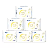 ABC卫生巾日用纤薄棉柔卫生巾240mm*8片*6包共48片姨妈巾 K11