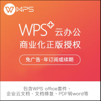 金山软件WPS Office WPS+云办公1年高级商业版 GD