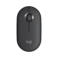 罗技鼠标 LOGITECH PEBBLE鹅卵石无线蓝牙鼠标 黑色 一个装