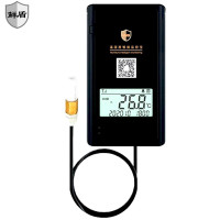 鲜盾温湿度记录仪 GSP大棚仓储冷链运输远程监控宝曲线温湿度计报警器 温湿度/外置探头 4G版一个装