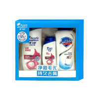 海飞丝丝质400洗发+舒肤佳400纯白沐浴送80