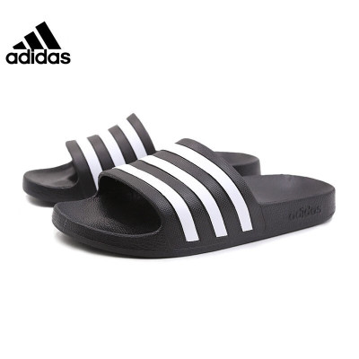 阿迪达斯(adidas)男鞋2023夏季新款运动鞋沙滩休闲鞋轻便防滑居家一字拖凉拖鞋 F35543