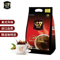 越南原装进口G7中原黑咖啡粉 200g袋装100小包提神无蔗糖